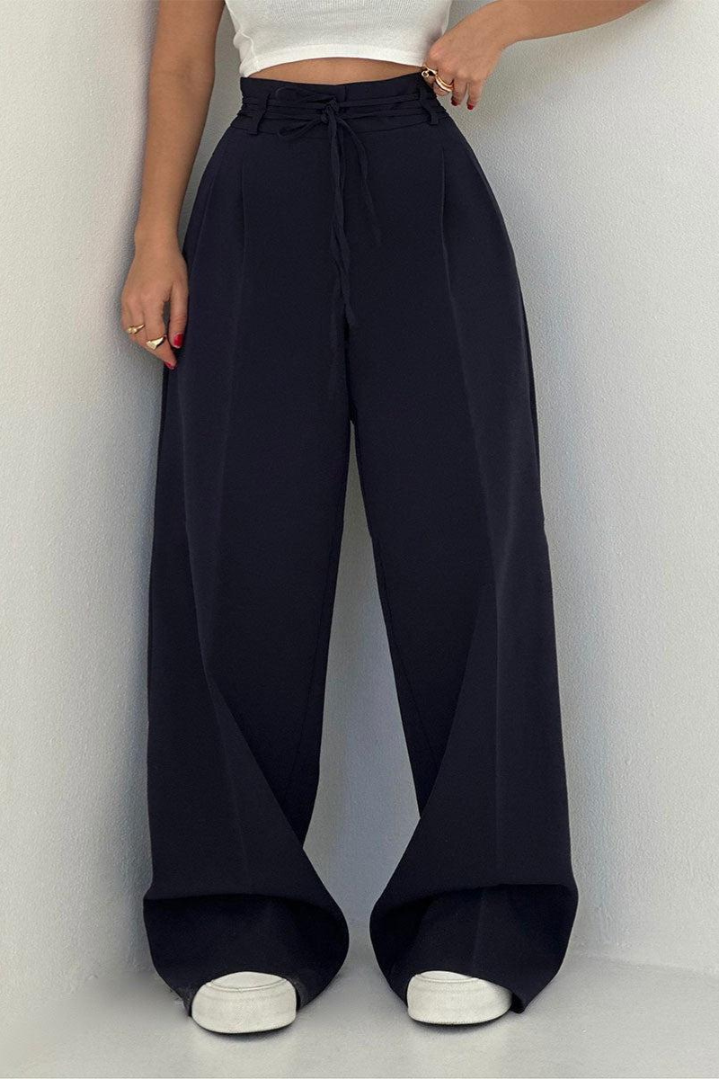 Amelia High-Waisted Wide Leg Trousers