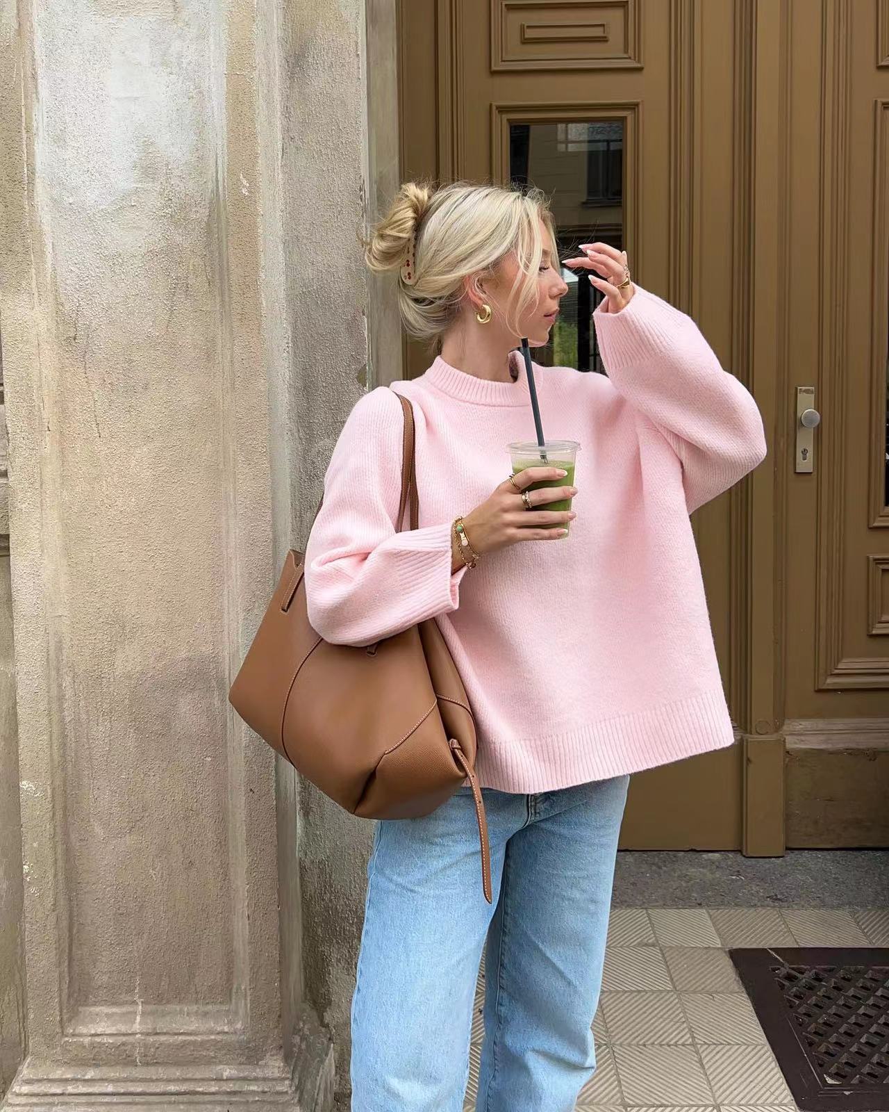 NOFS™ | Oversized Pink sweater